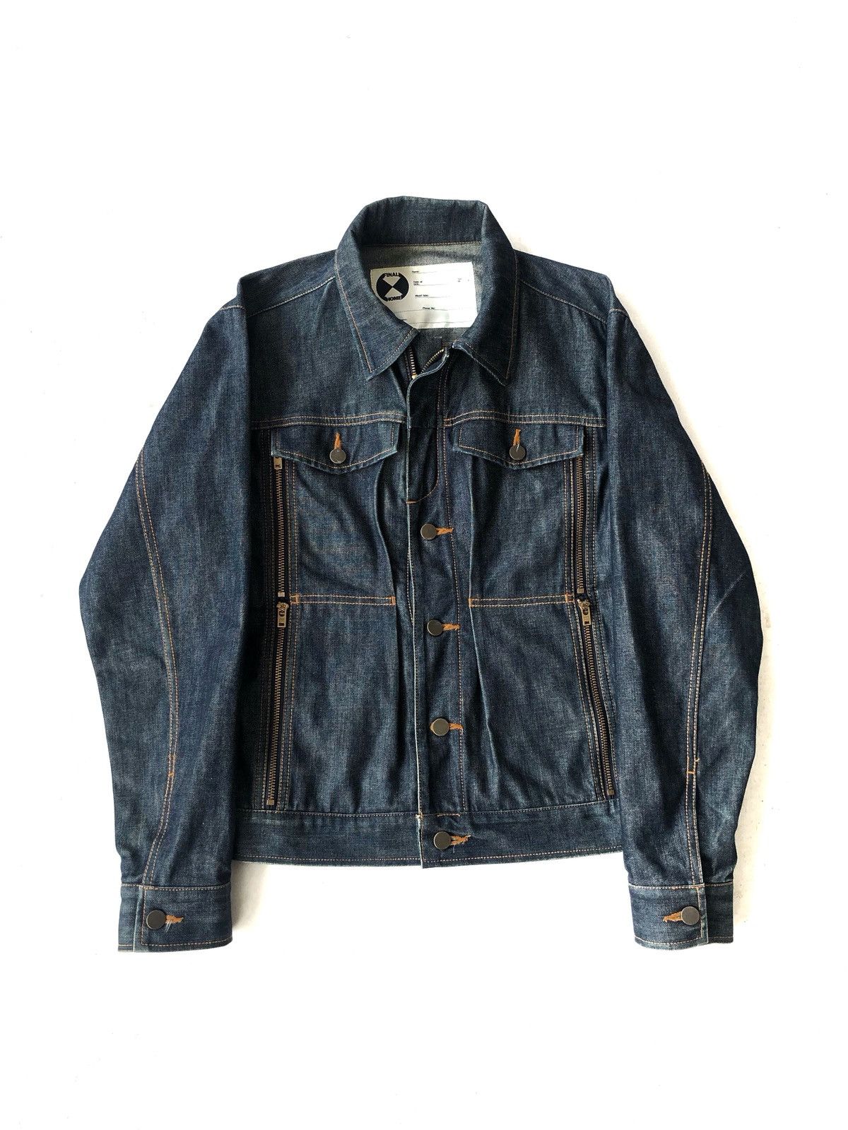 Final Home GRAIL🔥Kosuke Tsumura Unusual Pockets Denim Jacket Size US S / EU 44-46 / 1 - 8 Thumbnail