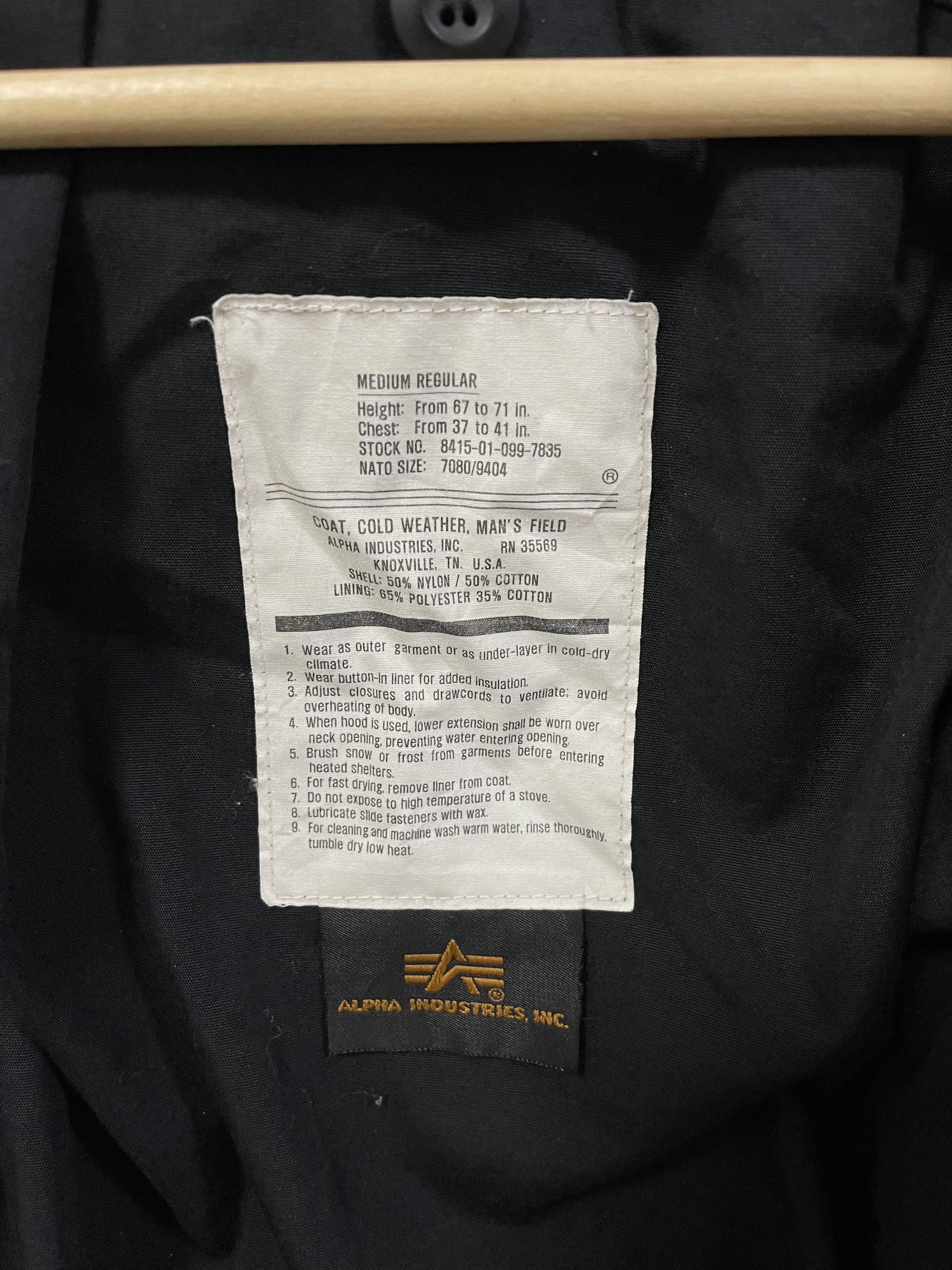 Alpha Industries Vintage Alpha Industries Military Field Coat Jacket Size US M / EU 48-50 / 2 - 11 Thumbnail