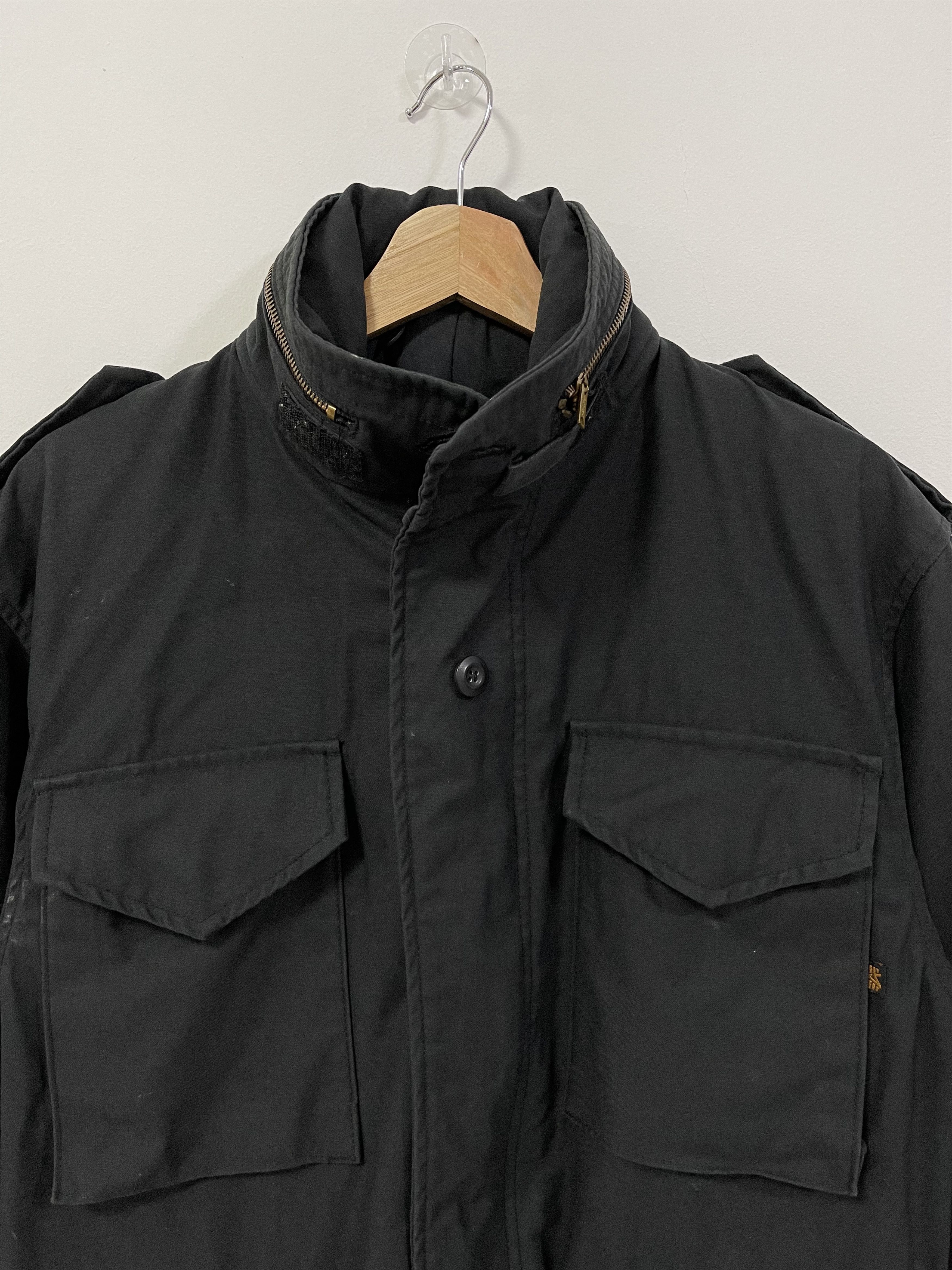 Alpha Industries Vintage Alpha Industries Military Field Coat Jacket Size US M / EU 48-50 / 2 - 2 Thumbnail