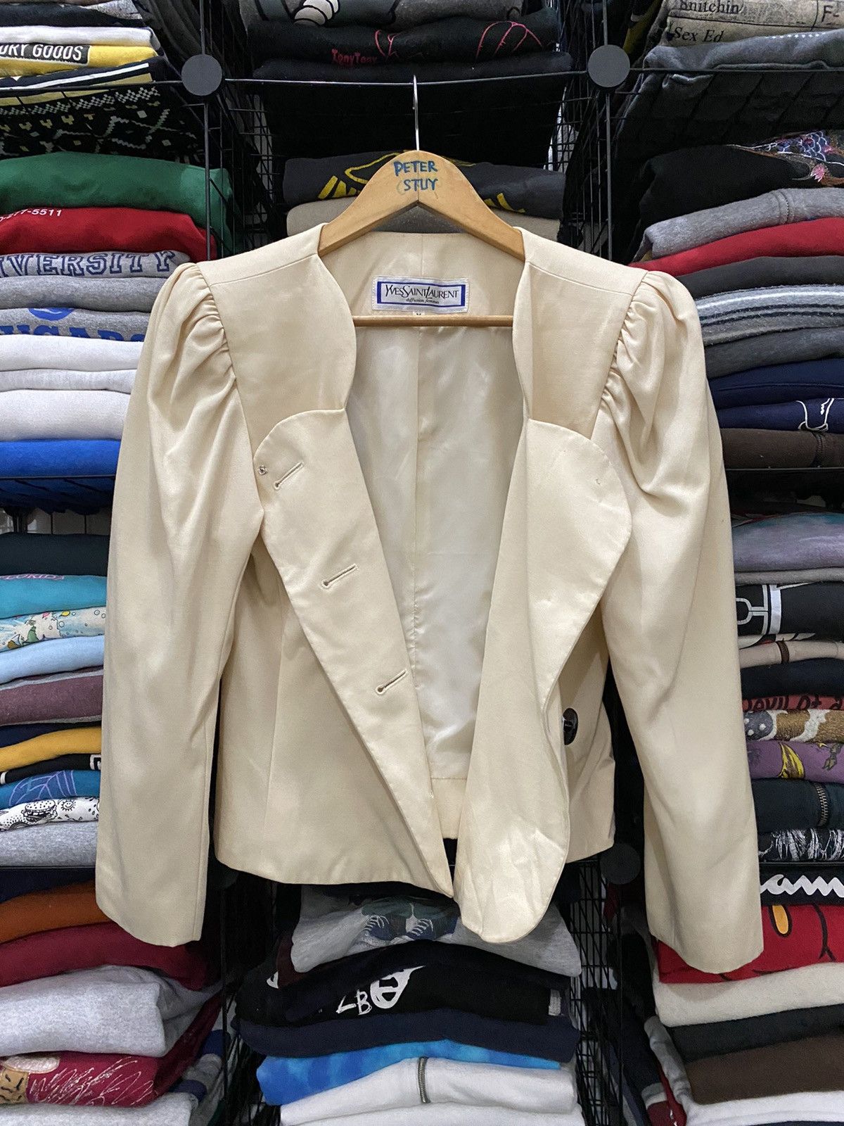 Vintage × Yves Saint Laurent VINTAGE YSL DIFFUSION FEMMES JACKET Size US M / EU 48-50 / 2 - 4 Thumbnail