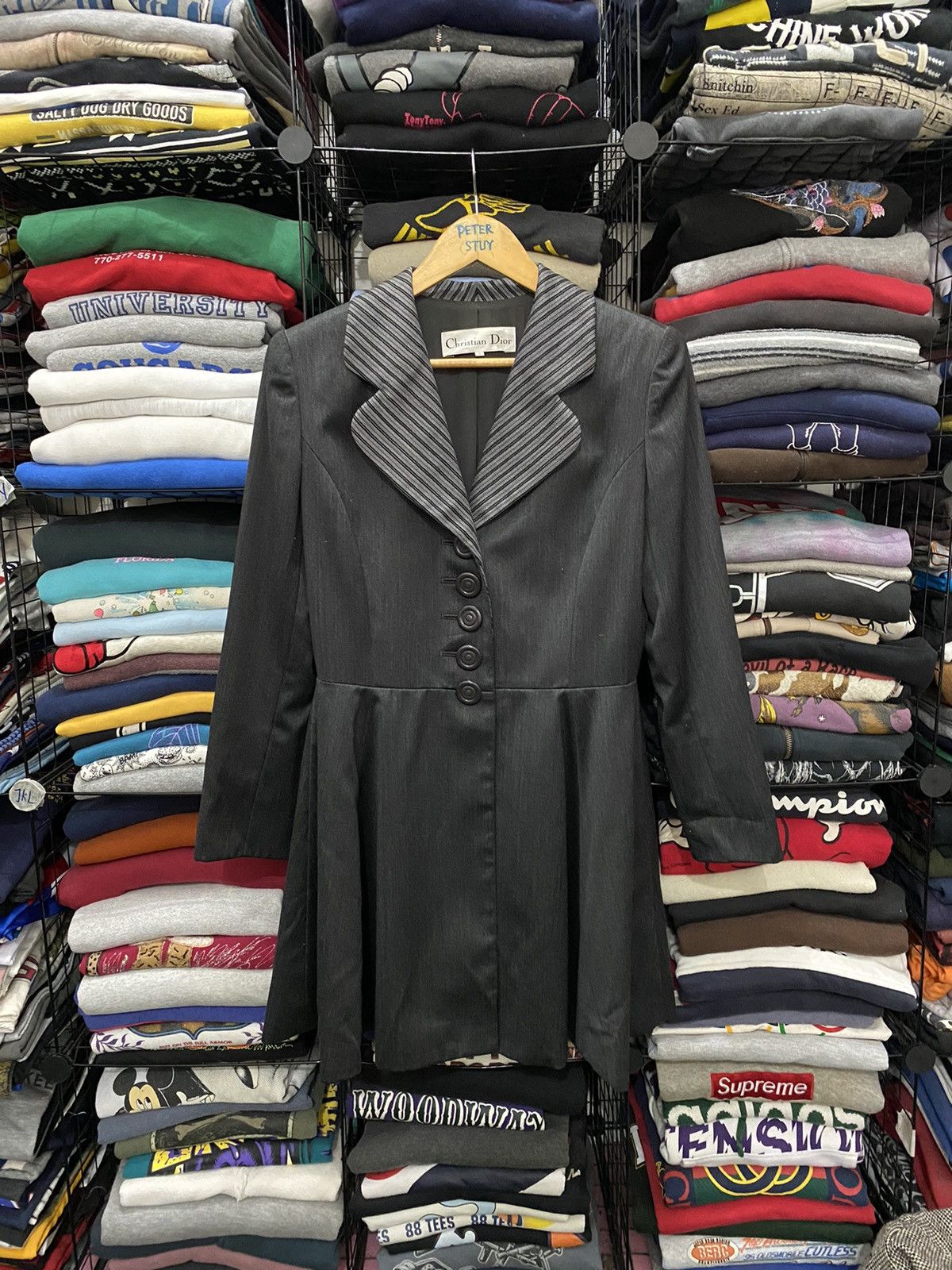 Christian Dior Monsieur × Vintage VINTAGE CHRISTIAN DIOR WOOL JACKET Size US S / EU 44-46 / 1 - 2 Thumbnail
