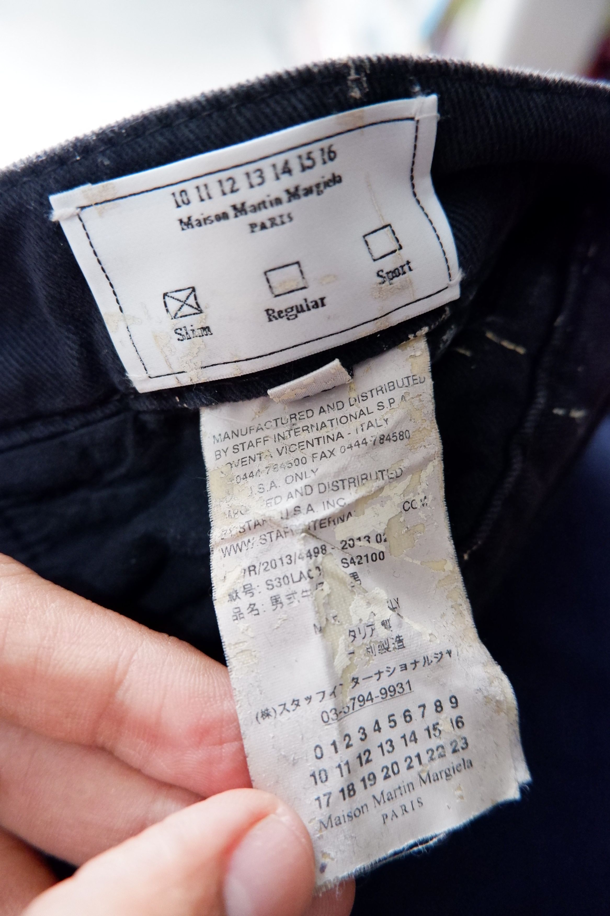 Maison Margiela Maison Margiela Slim Fit Jeans Size US 32 / EU 48 - 9 Thumbnail