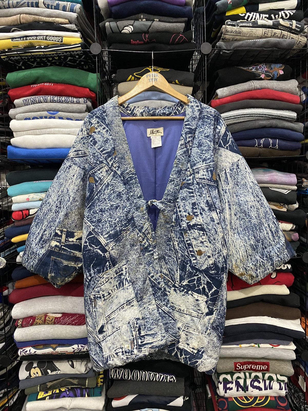 Japanese Brand × Vintage Vintage hanten printed jeans kimono japanesse style Size US M / EU 48-50 / 2 - 2 Thumbnail