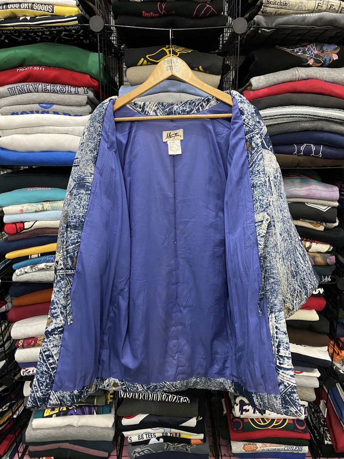 Japanese Brand × Vintage Vintage hanten printed jeans kimono japanesse style Size US M / EU 48-50 / 2 - 6 Thumbnail