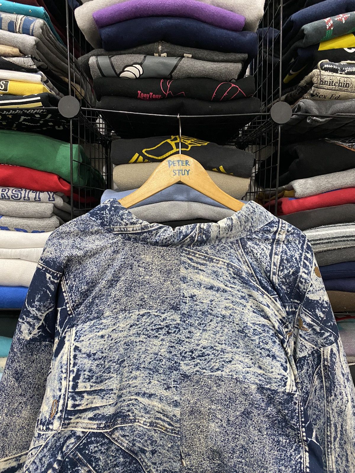 Japanese Brand × Vintage Vintage hanten printed jeans kimono japanesse style Size US M / EU 48-50 / 2 - 5 Thumbnail