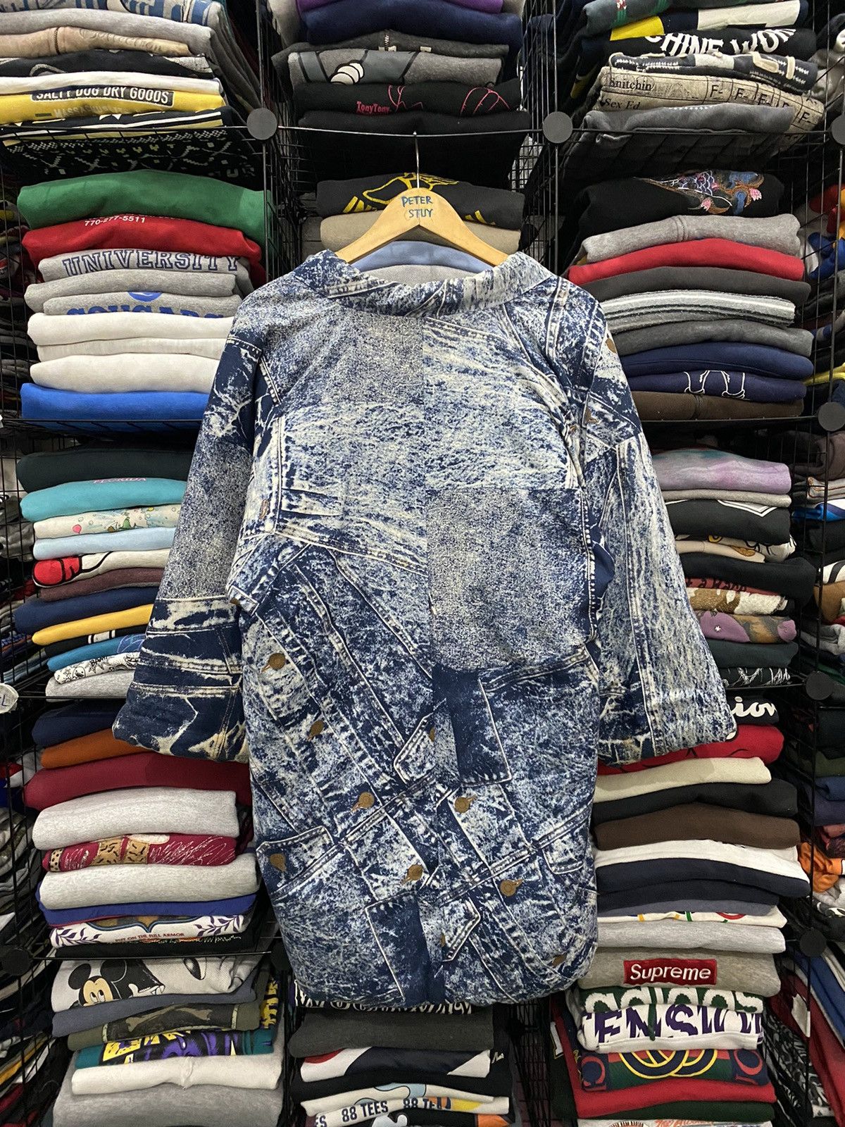 Japanese Brand × Vintage Vintage hanten printed jeans kimono japanesse style Size US M / EU 48-50 / 2 - 3 Thumbnail