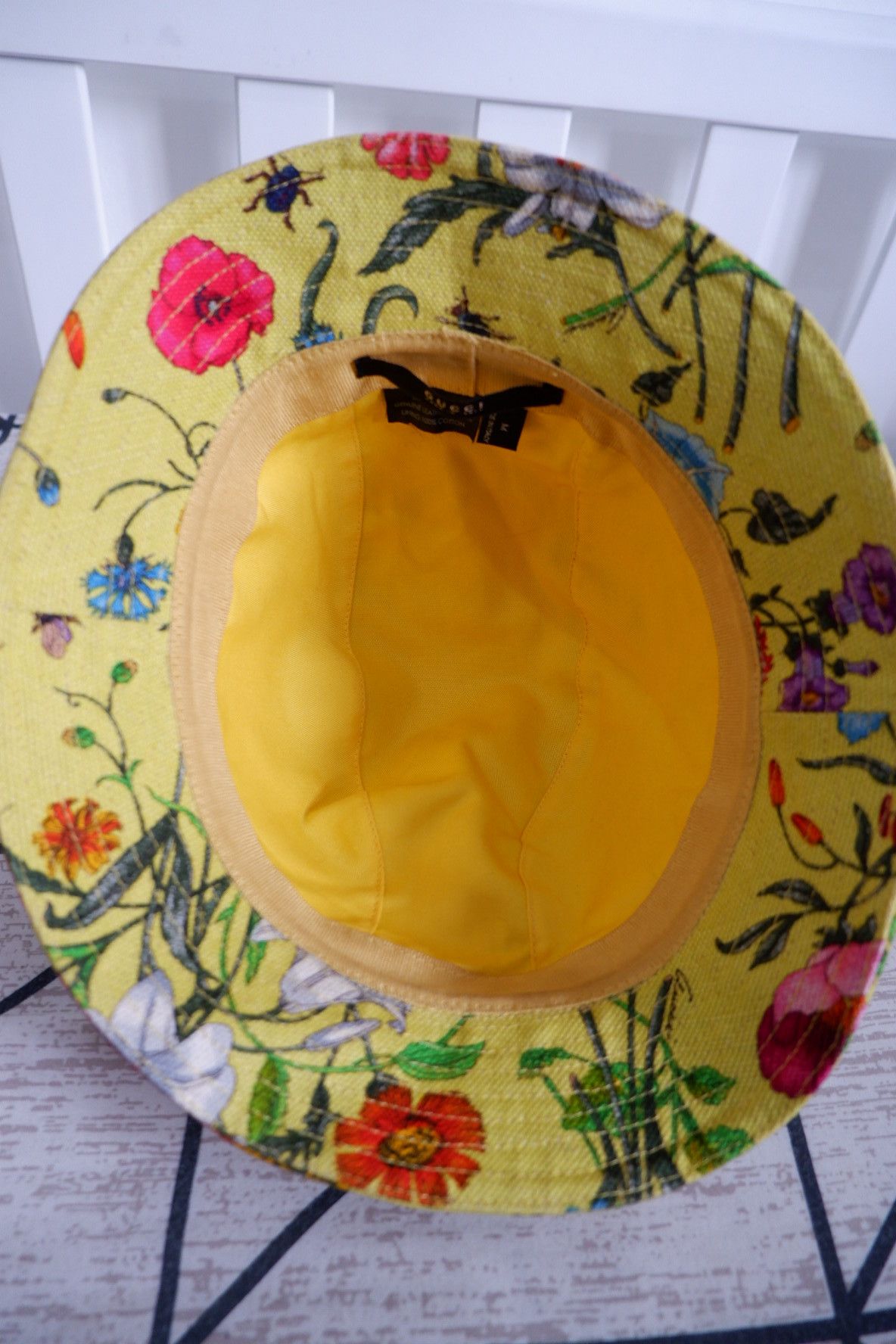 Gucci Gucci Floral Bucket Hat Size ONE SIZE - 6 Thumbnail
