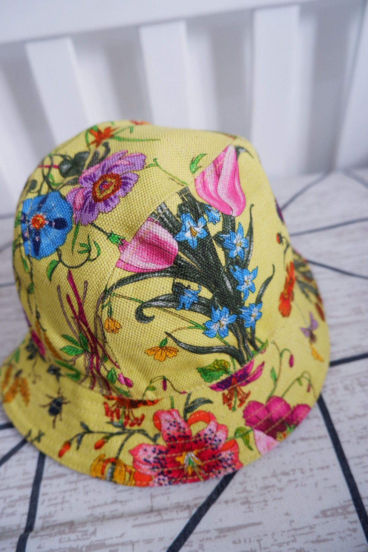 Gucci Gucci Floral Bucket Hat Size ONE SIZE - 3 Thumbnail