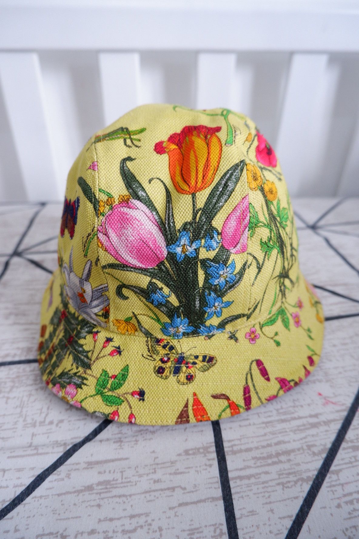 Gucci Gucci Floral Bucket Hat Size ONE SIZE - 2 Thumbnail