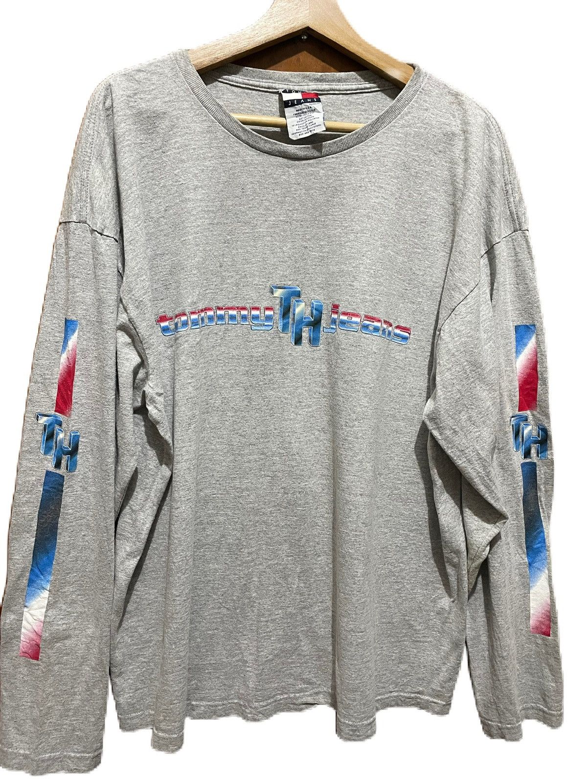Tommy Hilfiger Vintage Tommy Hilfiger Long Sleeves Shirt Size US XL / EU 56 / 4 - 3 Thumbnail