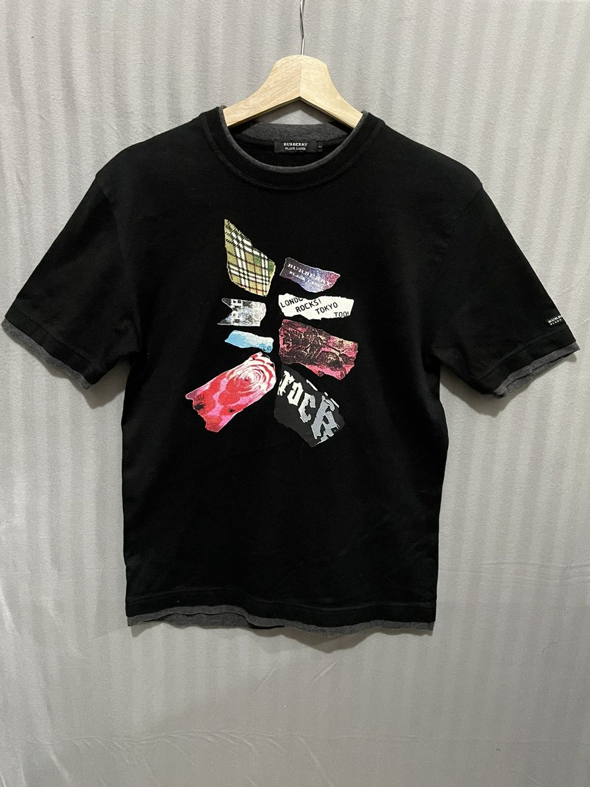 Burberry Rare Burberry Black Label Double Layer Shirt Size US XS / EU 42 / 0 - 1 Thumbnail