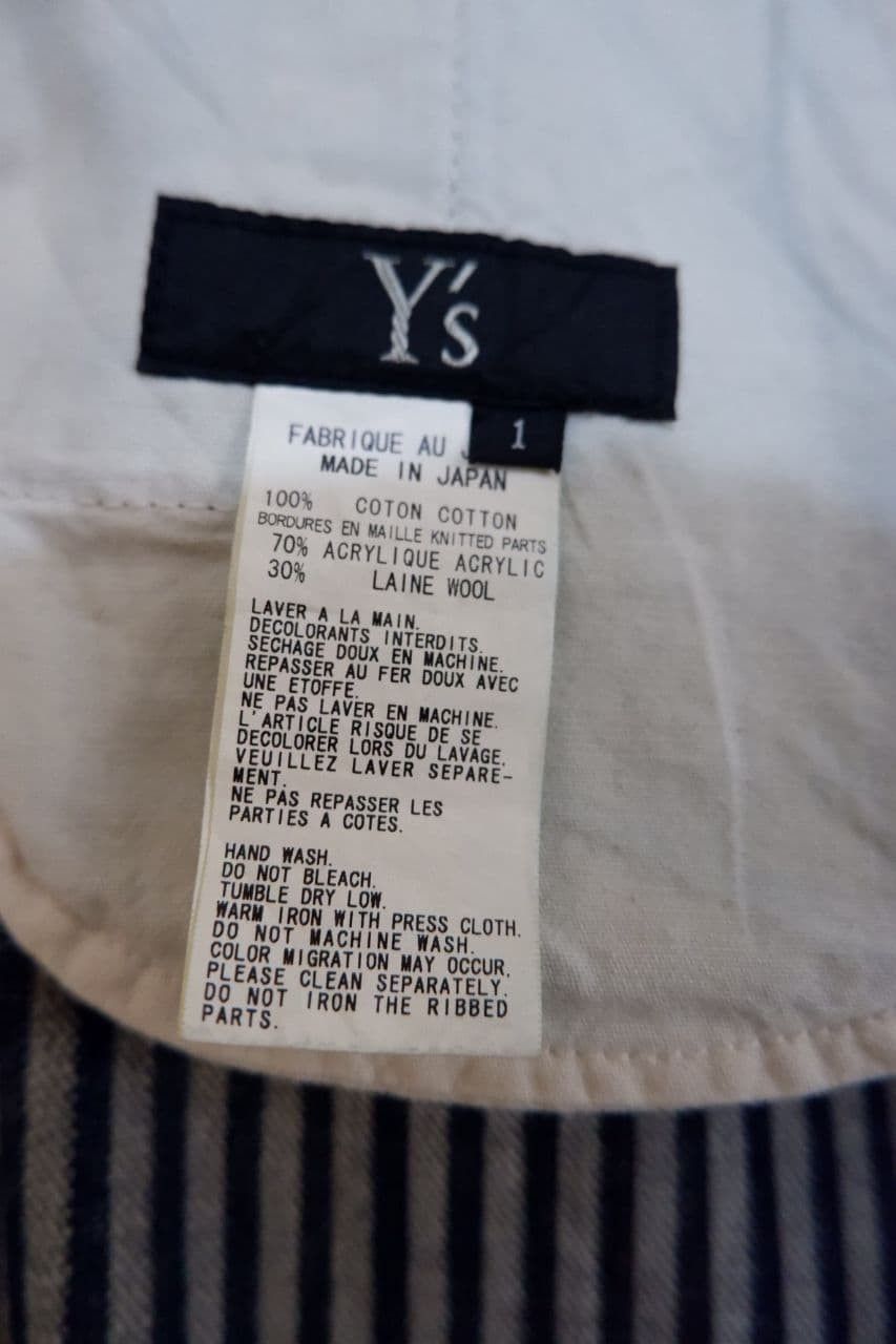 Yohji Yamamoto Y's Yohji Yamamoto Ribbed Leg Denim Size US 28 / EU 44 - 7 Thumbnail