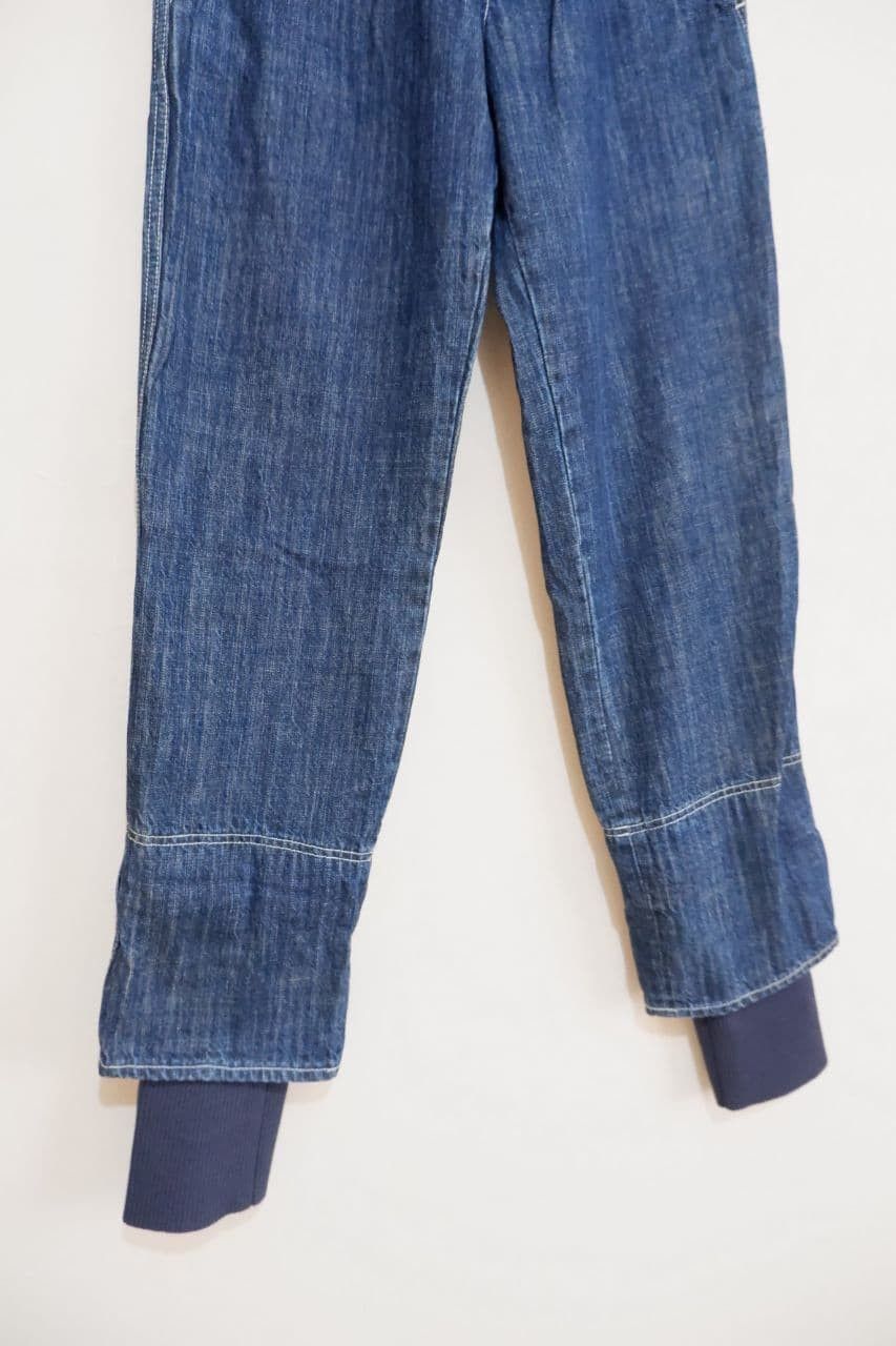 Yohji Yamamoto Y's Yohji Yamamoto Ribbed Leg Denim Size US 28 / EU 44 - 4 Thumbnail
