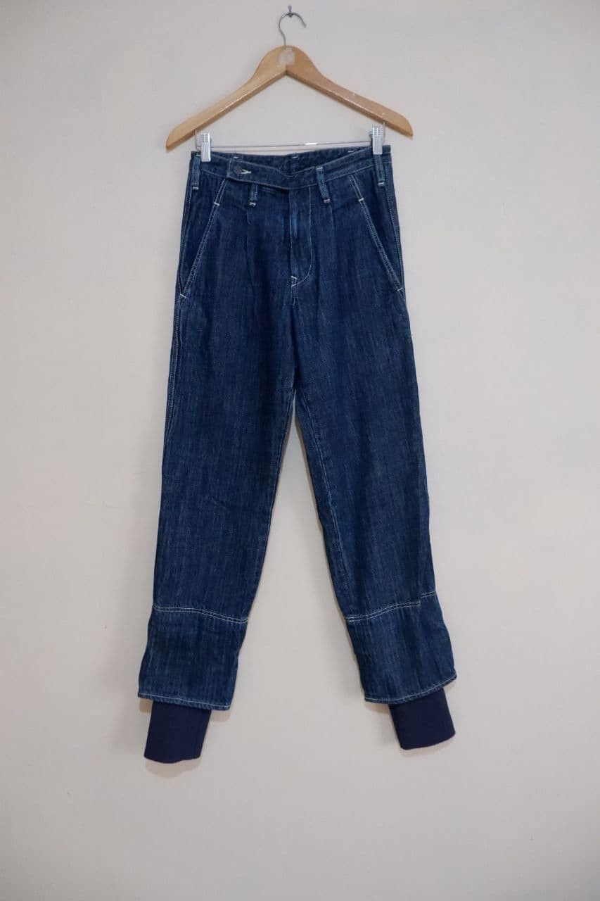 Yohji Yamamoto Y's Yohji Yamamoto Ribbed Leg Denim Size US 28 / EU 44 - 1 Thumbnail