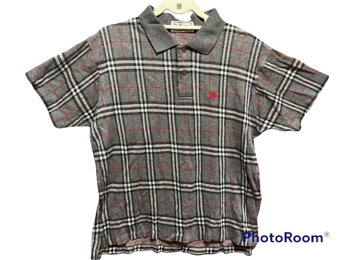 Burberry Vintage Burberry Novacheck Polo Shirt Size US L / EU 52-54 / 3 - 1 Thumbnail