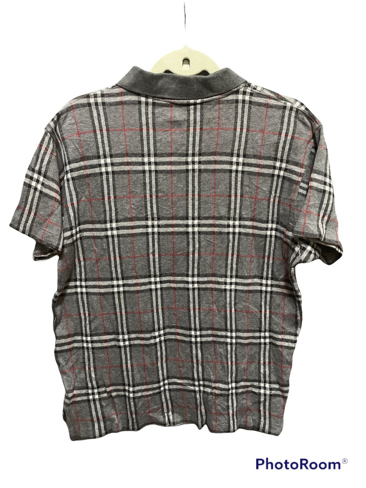 Burberry Vintage Burberry Novacheck Polo Shirt Size US L / EU 52-54 / 3 - 2 Thumbnail