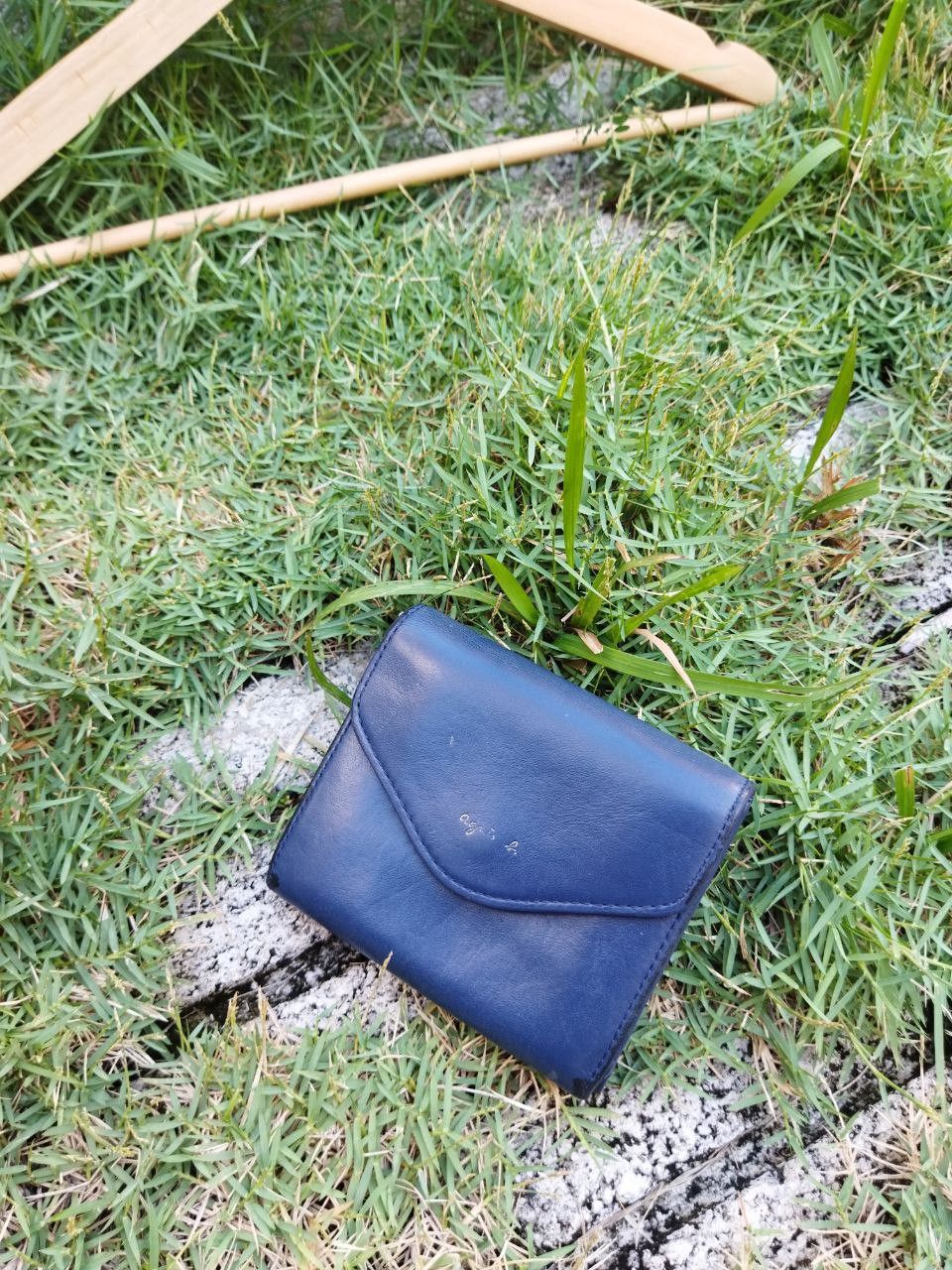agnes b. Vintage Agnes B. Leather Wallet Size ONE SIZE - 3 Thumbnail