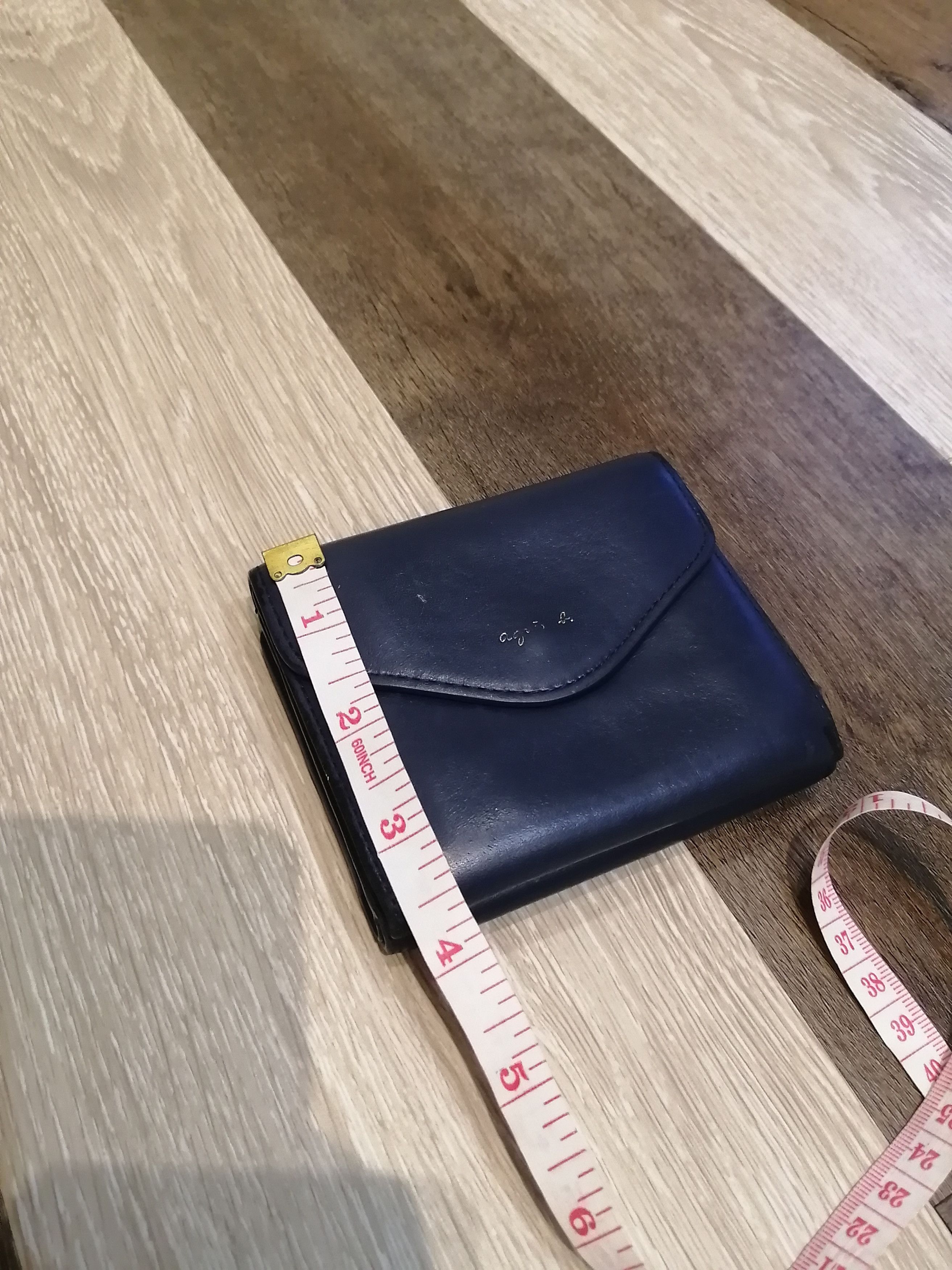 agnes b. Vintage Agnes B. Leather Wallet Size ONE SIZE - 12 Thumbnail