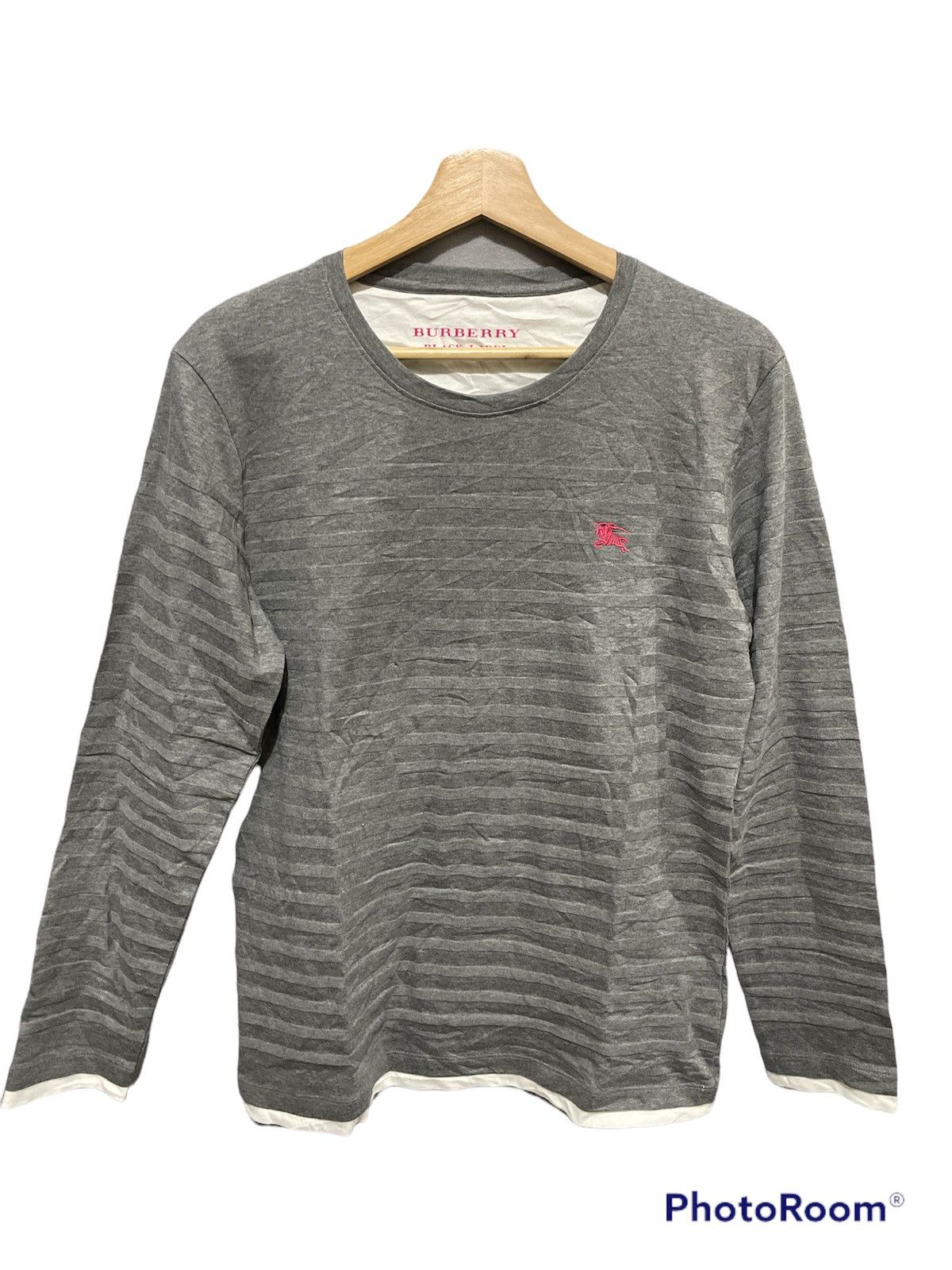 Rare Burberry Double Layer Long Sleeve Tee