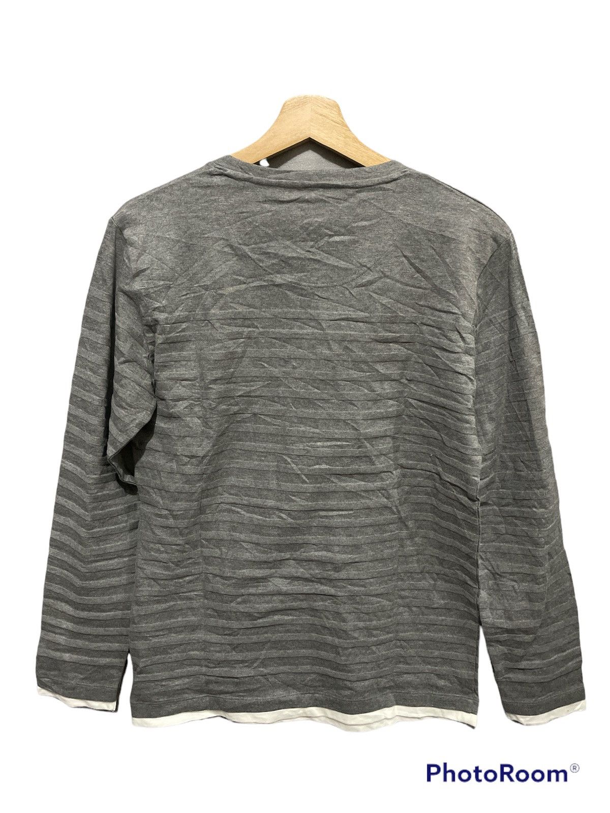 Burberry Rare Burberry Double Layer Long Sleeve Tee Size US S / EU 44-46 / 1 - 2 Thumbnail