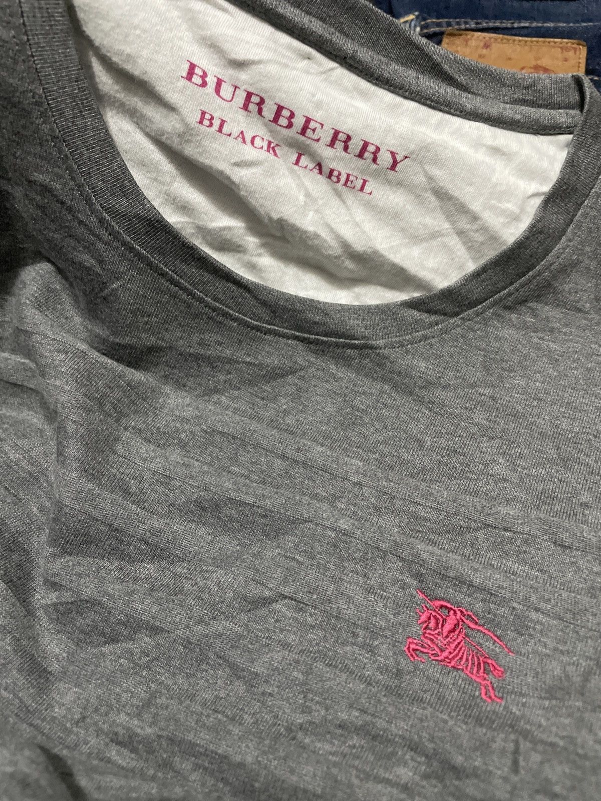 Burberry Rare Burberry Double Layer Long Sleeve Tee Size US S / EU 44-46 / 1 - 6 Thumbnail