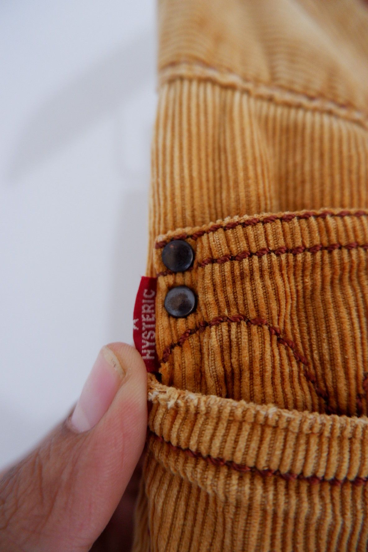 Hysteric Glamour Vintage Hysteric Glamour Corduroy Low Rise Pants Size US 30 / EU 46 - 6 Thumbnail