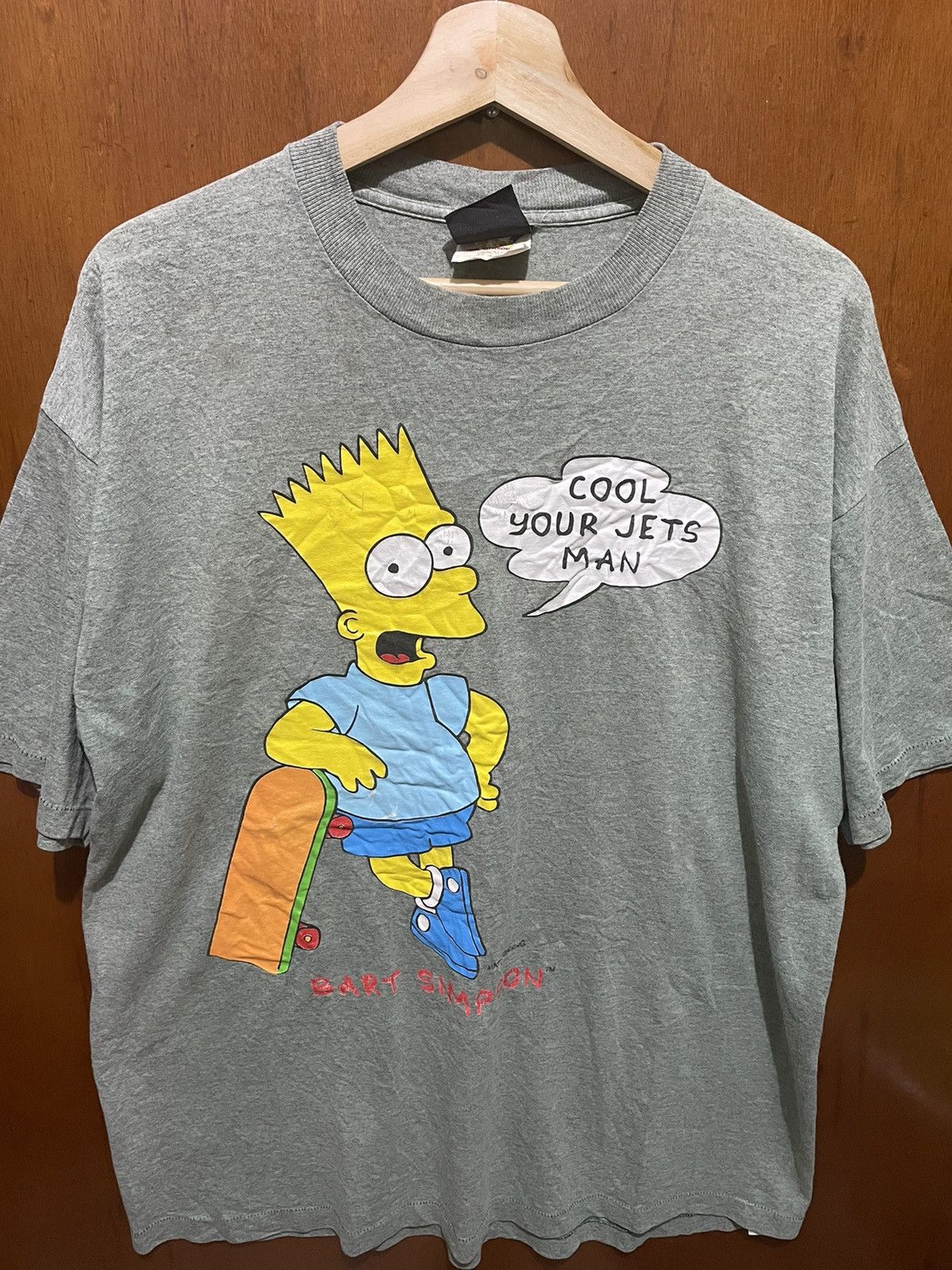Vintage Bart Simpson Over Printed