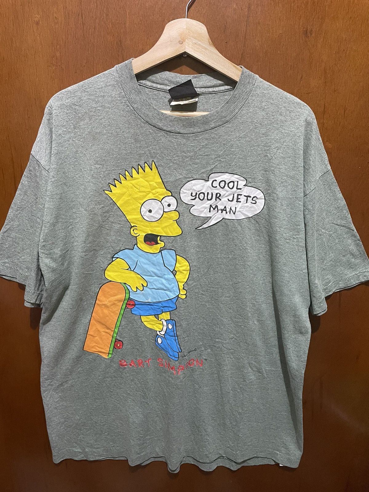 Vintage Bart Simpson Over Printed