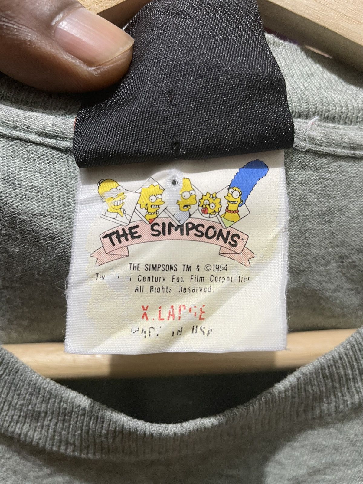 Vintage Bart Simpson Over Printed
