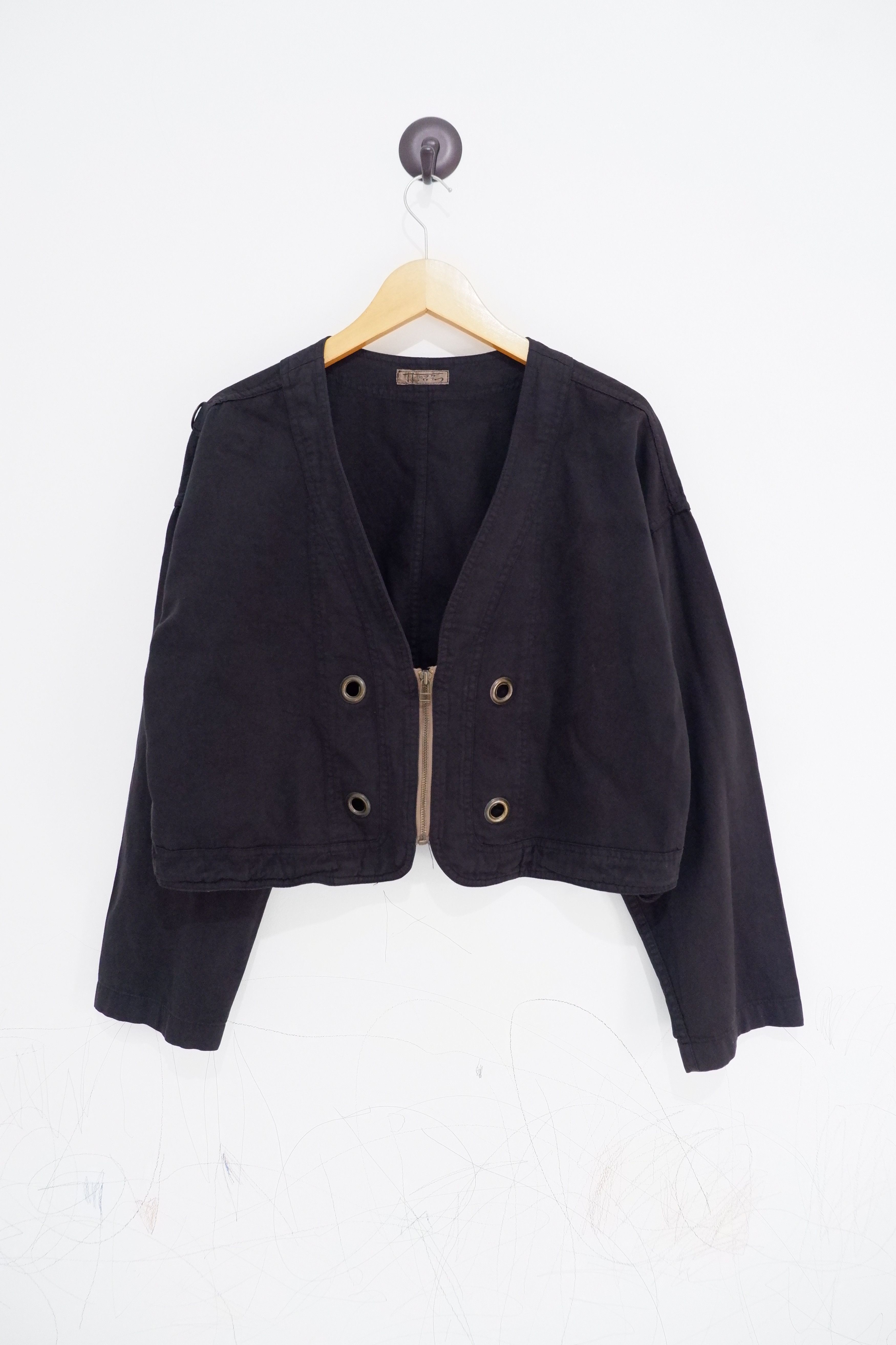Issey Miyake × Japanese Brand Vintage Tssyyy Cropped Cotton Utility Jacket Size US M / EU 48-50 / 2 - 1 Thumbnail