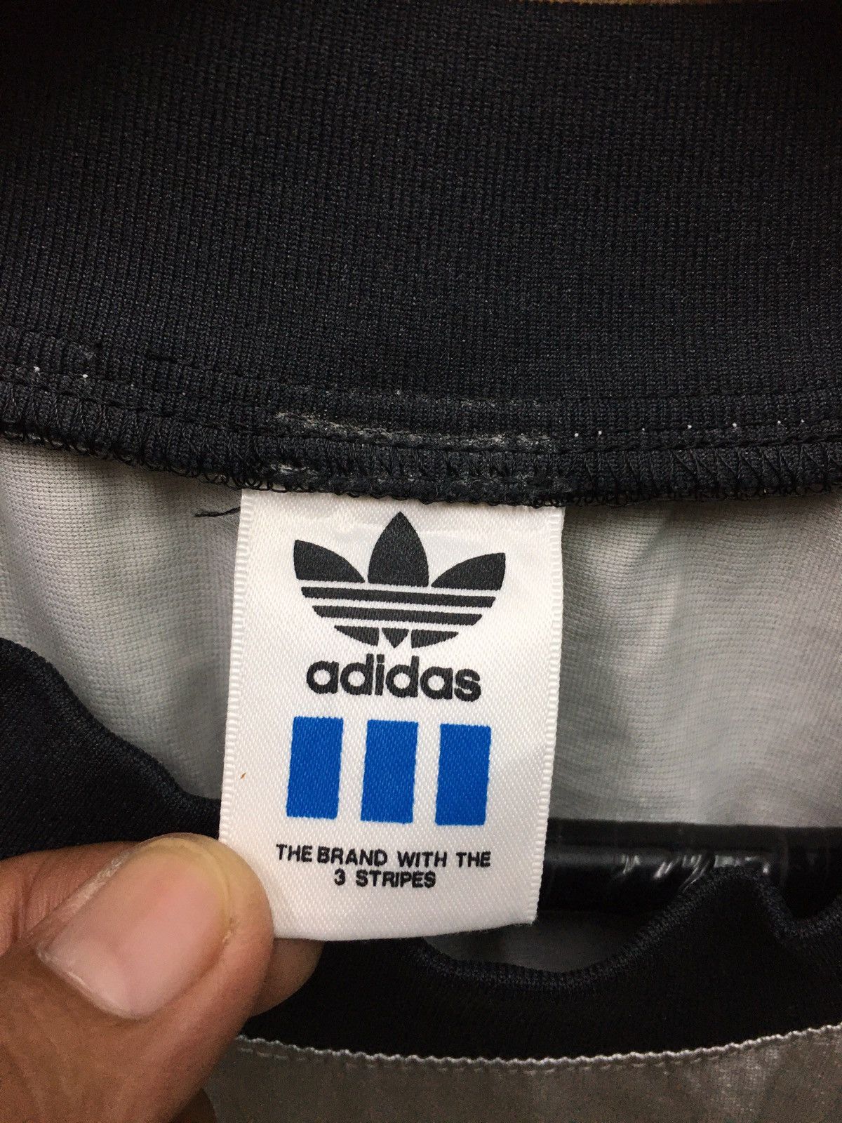 Adidas × Vintage Vintage Adidas Three Striped Big Logo Jersey Sweatshirt Size US M / EU 48-50 / 2 - 9 Thumbnail