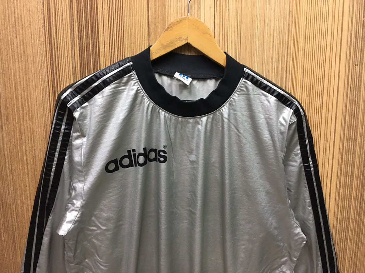 Adidas × Vintage Vintage Adidas Three Striped Big Logo Jersey Sweatshirt Size US M / EU 48-50 / 2 - 4 Thumbnail