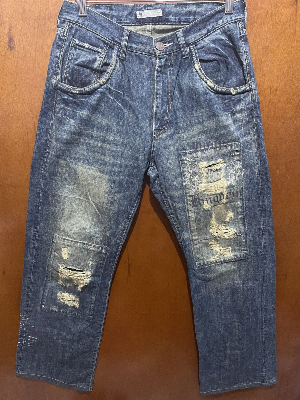 Vintage Global Work Distressed Jeans