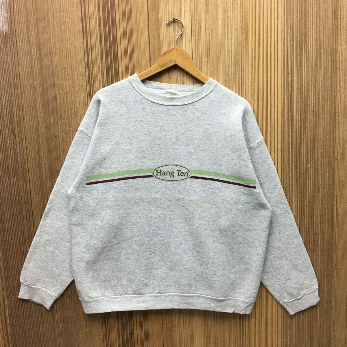 Hang Ten × Vintage Vintage Hang Ten Big Logo Surf Hawaii Sweatshirt Size US M / EU 48-50 / 2 - 1 Thumbnail