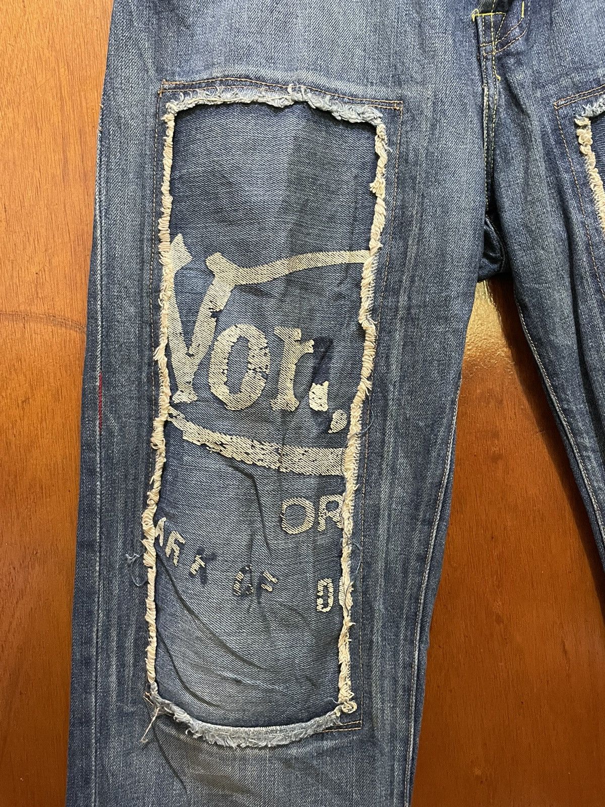Von Dutch Rare Von Dutch Distressed Jeans Size US 32 / EU 48 - 3 Thumbnail