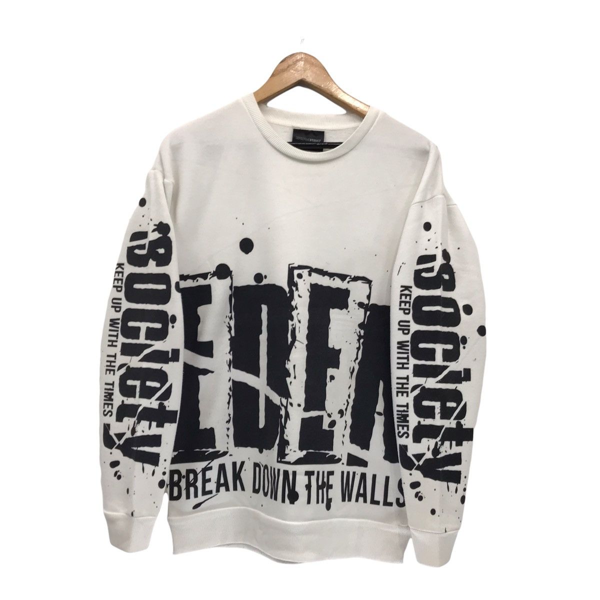 Japanese Brand Defective Struct Big Print Nice Design Sweatshirt Size US M / EU 48-50 / 2 - 1 Thumbnail