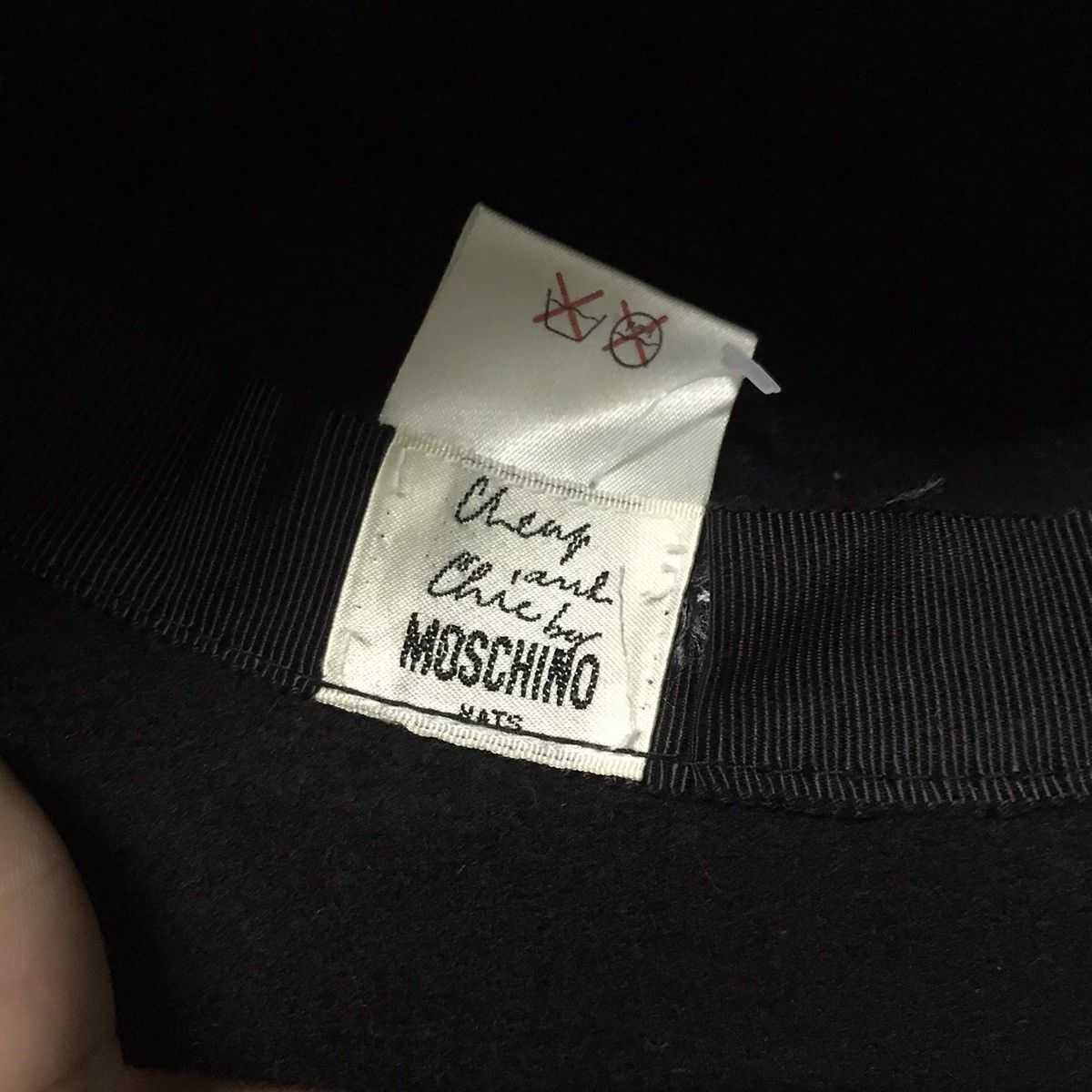 Japanese Brand × Moschino Vintage Moschino Black Bucket Hats Size ONE SIZE - 8 Thumbnail