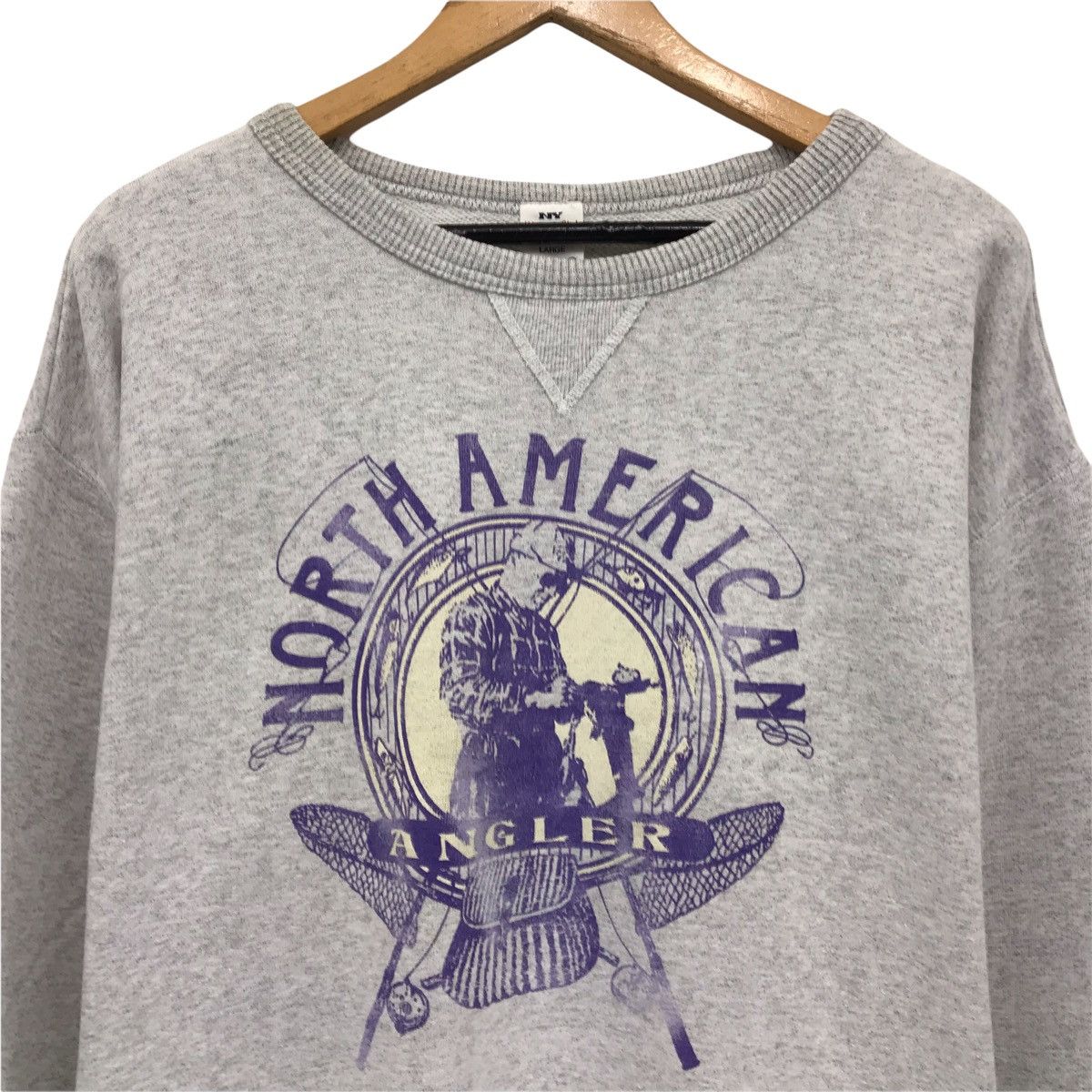 Vintage Vintage NY North American Big Logo Sweatshirt Size US L / EU 52-54 / 3 - 2 Thumbnail