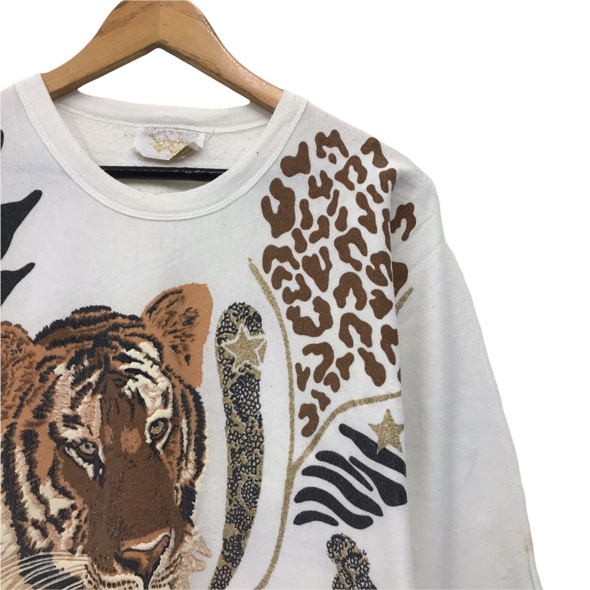 Habitat × Vintage Vintage Tiger Big Print Animal Habitat Sweatshirt Size US M / EU 48-50 / 2 - 3 Thumbnail
