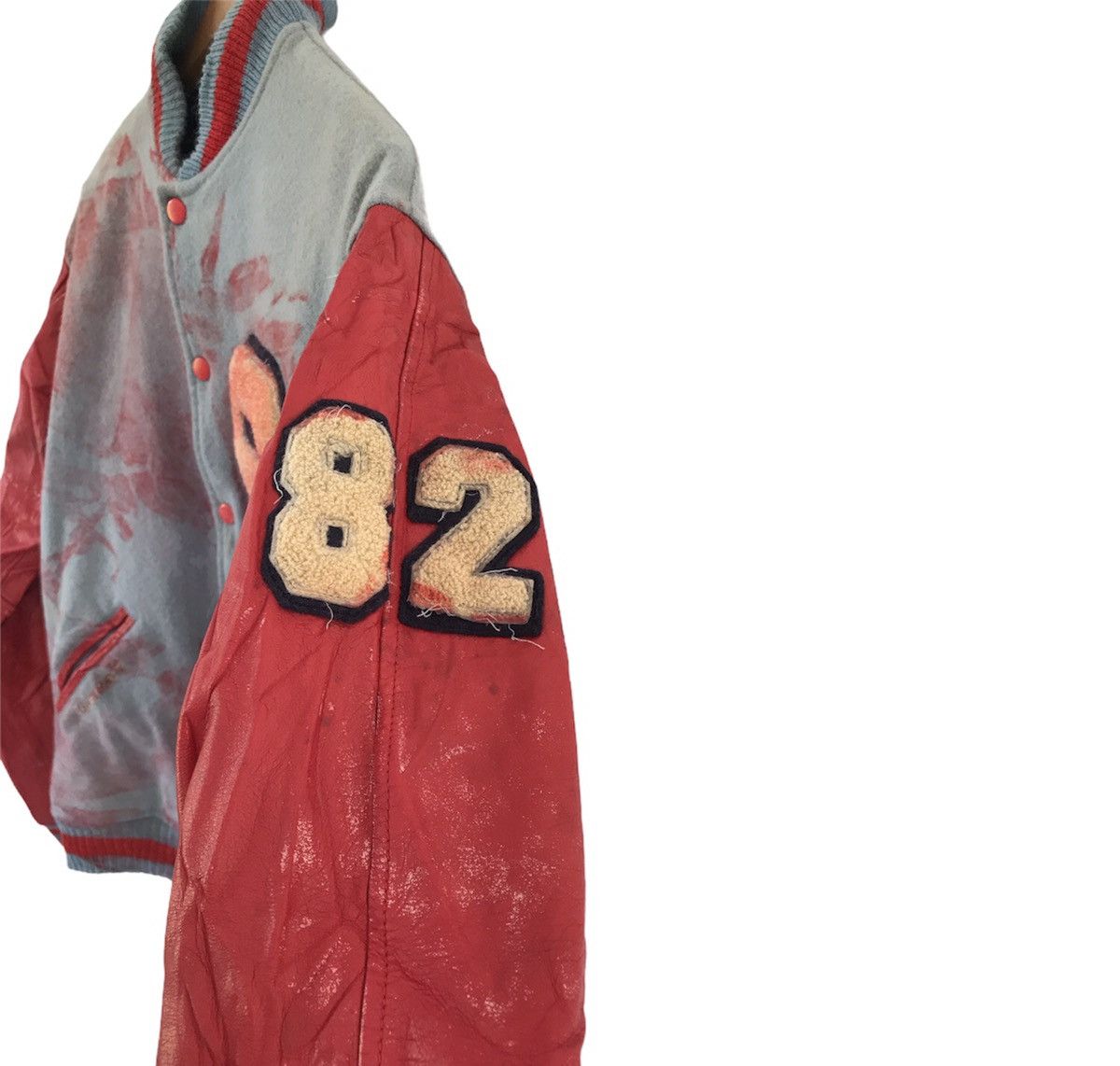 Japanese Brand Varsity Jacket Tie Dye Super Charger A.S.S.G Nagoya Size US L / EU 52-54 / 3 - 4 Thumbnail