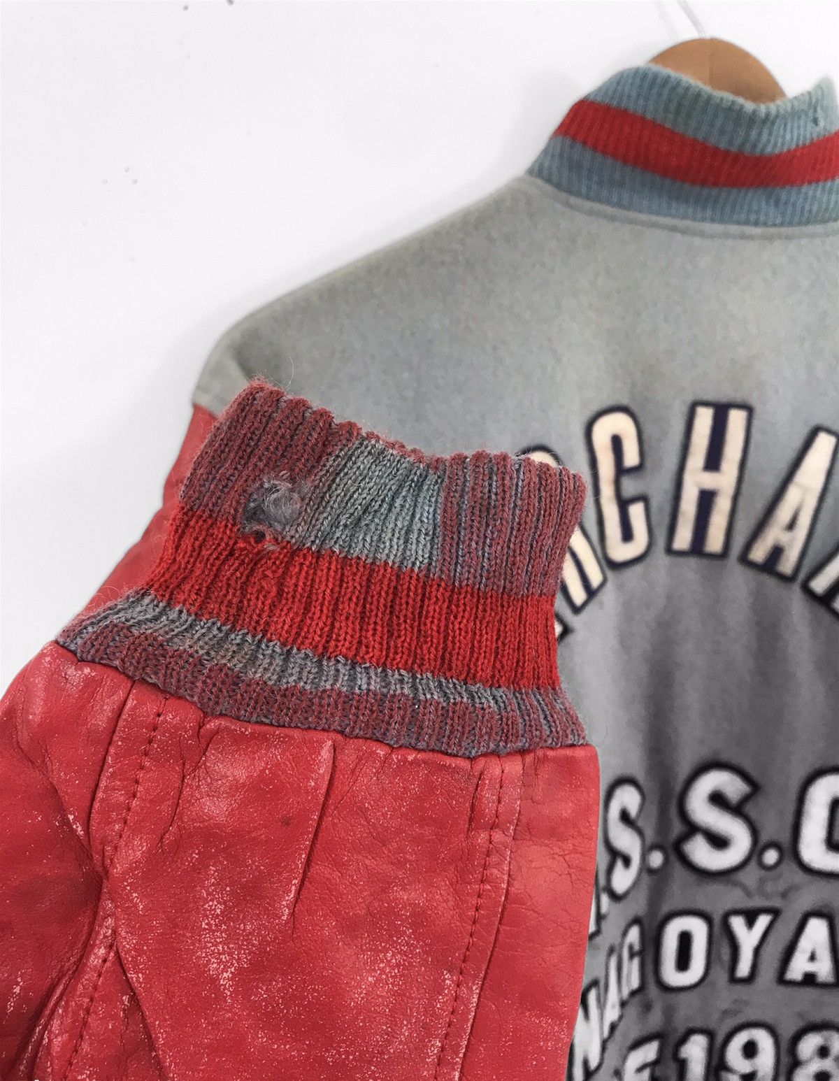 Japanese Brand Varsity Jacket Tie Dye Super Charger A.S.S.G Nagoya Size US L / EU 52-54 / 3 - 9 Thumbnail