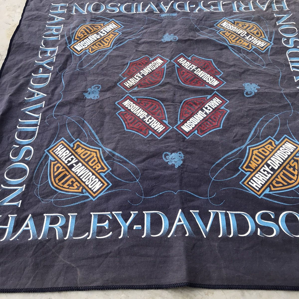 Harley Davidson × Vintage Harley Davidson Handkerchief Size ONE SIZE - 7 Thumbnail