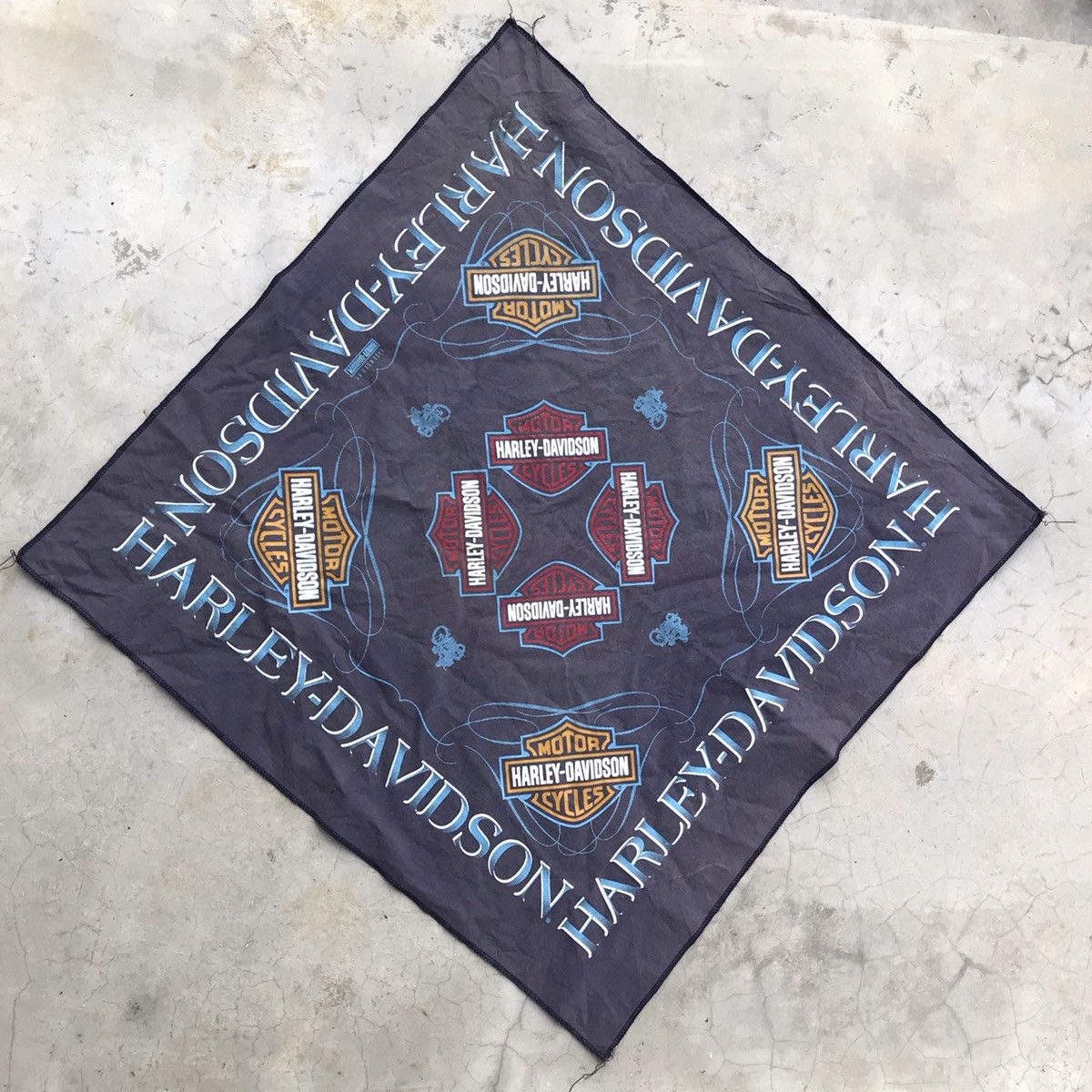 Harley Davidson × Vintage Harley Davidson Handkerchief Size ONE SIZE - 1 Thumbnail