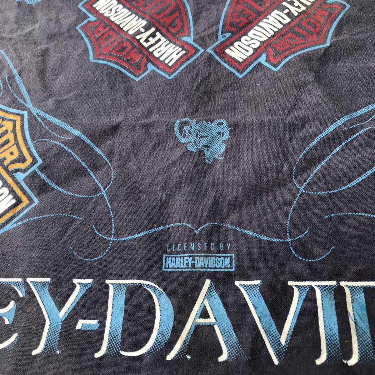 Harley Davidson × Vintage Harley Davidson Handkerchief Size ONE SIZE - 5 Thumbnail