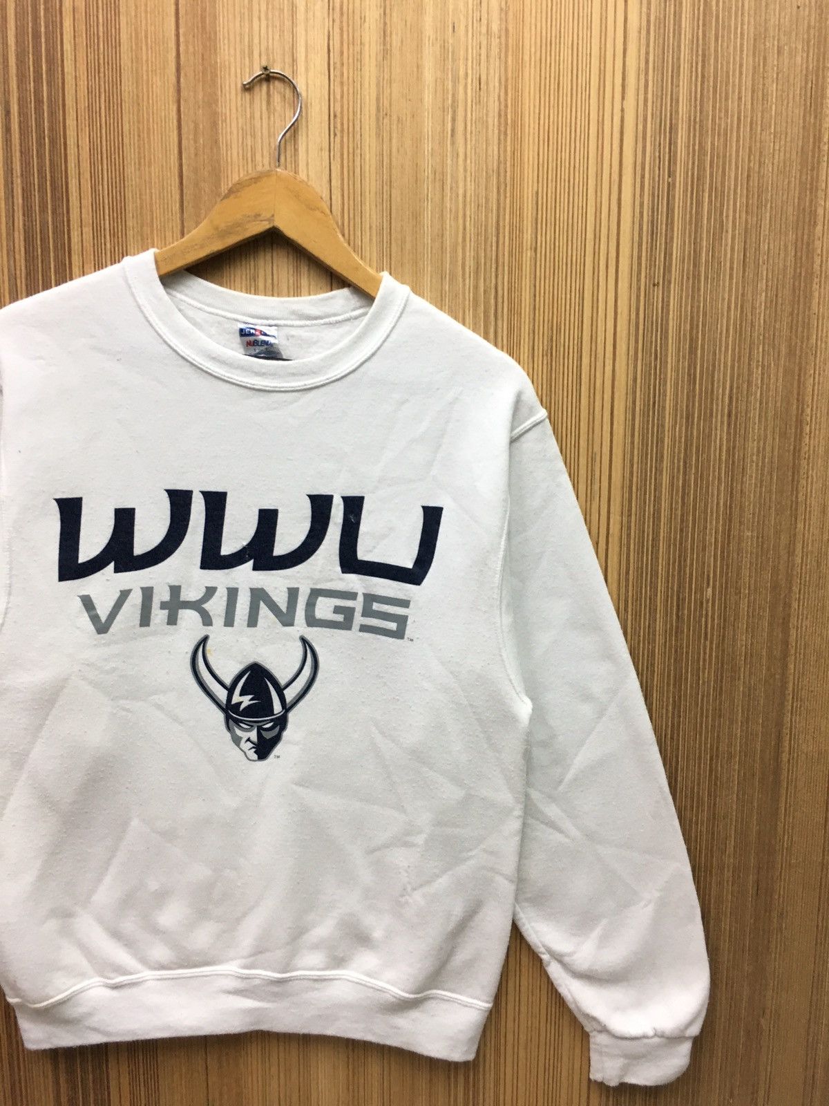 NBA × Vintage Vintage WWU Vikings University Basketball Sweatshirt Size US S / EU 44-46 / 1 - 4 Thumbnail