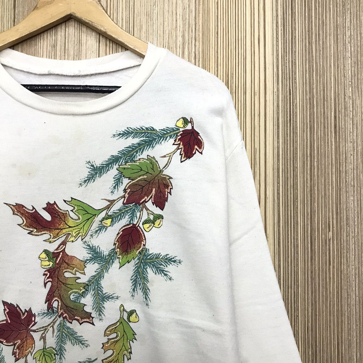 Japanese Brand × Vintage Vintage Art Flower Design Sweatshirt Size US L / EU 52-54 / 3 - 3 Thumbnail