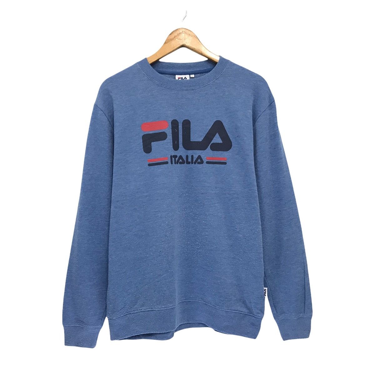 Fila × Japanese Brand Vintage Fila Big Logo Spellout Sweatshirt Size US M / EU 48-50 / 2 - 1 Thumbnail