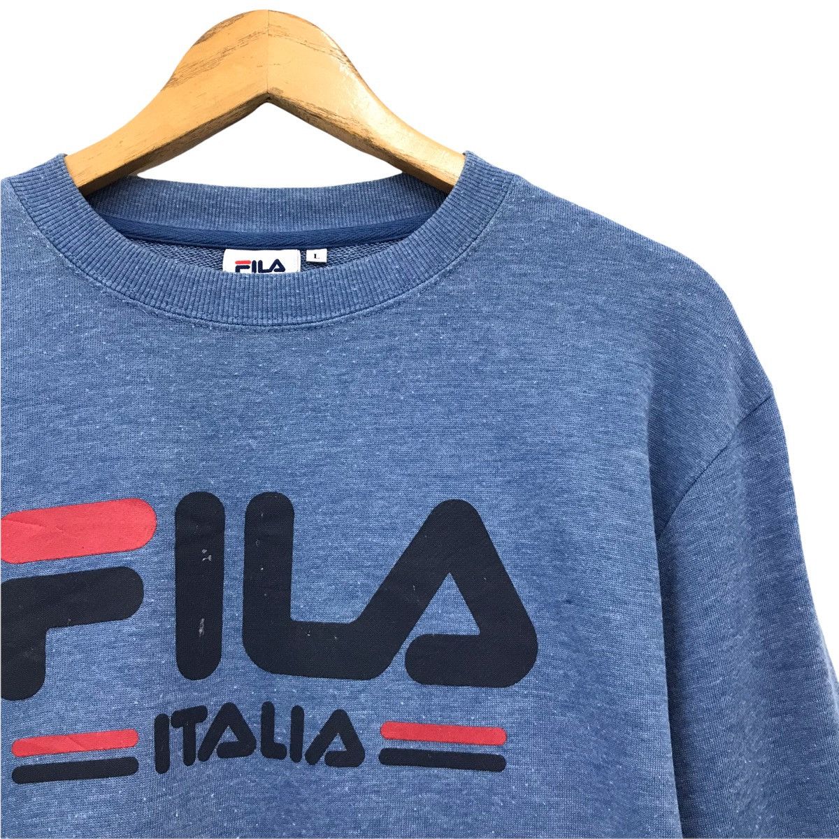 Fila × Japanese Brand Vintage Fila Big Logo Spellout Sweatshirt Size US M / EU 48-50 / 2 - 4 Thumbnail