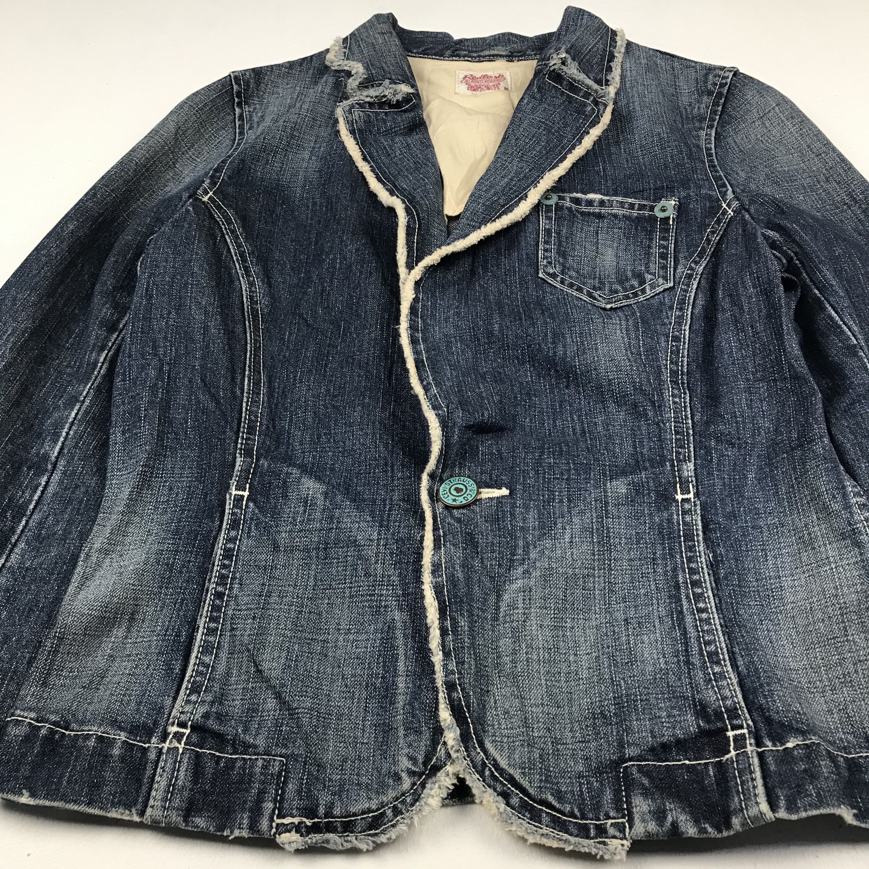 Japanese Brand × Levi's × Levi's Vintage Clothing vintage Levis redloop jacket Size US S / EU 44-46 / 1 - 3 Thumbnail