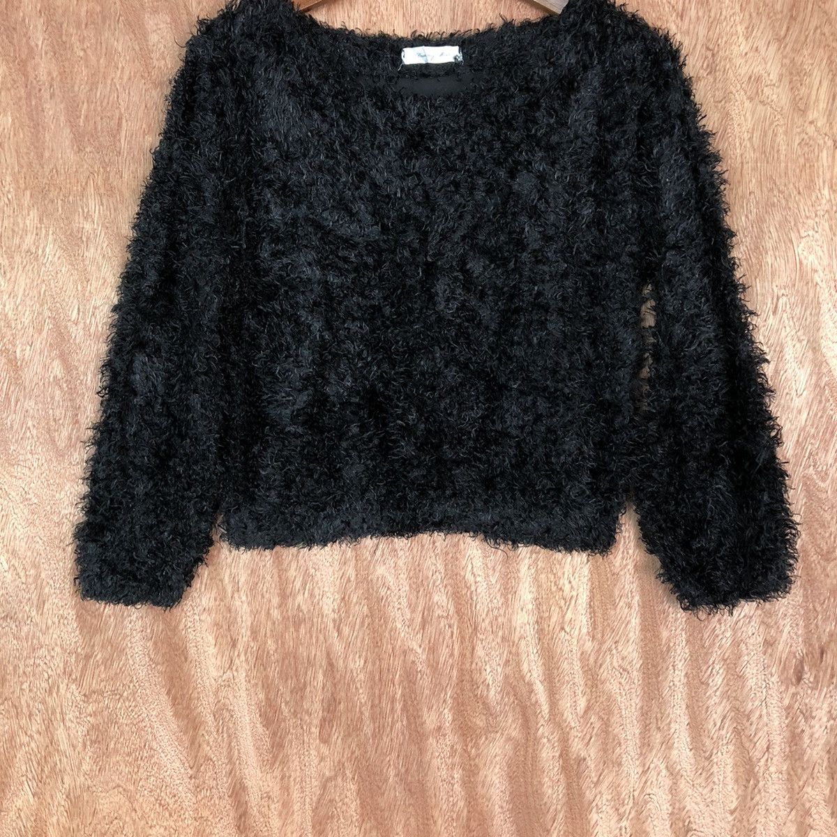 Homespun Knitwear Drea My Mine Shag Shaggy Fur Mohair Knitwear #6704 Size S / US 4 / IT 40 - 3 Thumbnail